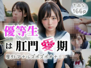 優等生は肛門愛期〜屋外アナルズボズボオナニー＆オナフェラぶっかけ〜(ぷよんぷよんスライム) [d_460040]