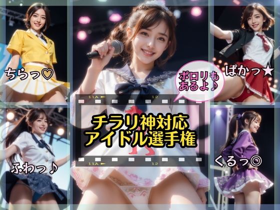 チラリ神対応アイドル選手権(空想AI美女本舗) [d_460447]