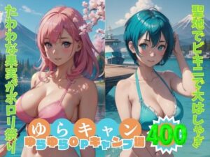 ゆらキャン 聖地でビキニで大はしゃぎ たわわな果実がポロリ祭り 【AIヌード写真集】(AI Dolls アニメ) [d_462141]