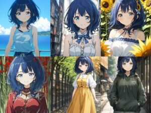 「負けヒロインが多すぎる！」八奈見杏菜私服写真集2（全17種類355枚）(人の海) [d_462242]