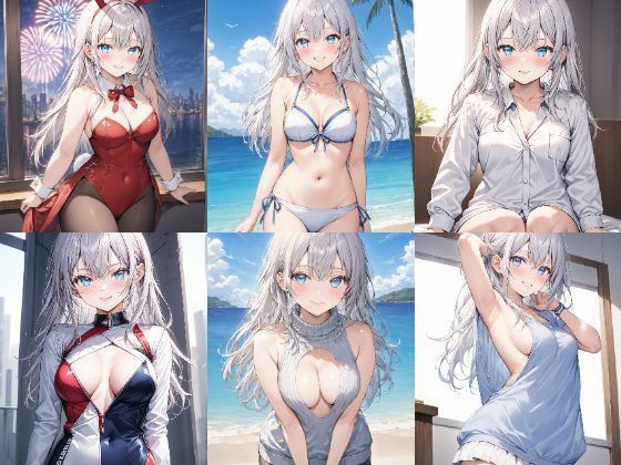 「時々ボソッとロシア語でデレる隣のアーリャさん」アリサ・ミハイロヴナ・九条セクシー写真集（全15種類355枚）(人の海) [d_462274]