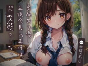 真面目で優しい生徒会長の正体はド変態でした。【KU100】(いたずらえっち 〜性癖よ恍惚なれ〜) [d_463390]