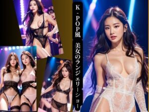 K-pop風美女の美女のランジェリーショー(AIプロデューサー) [d_465496]