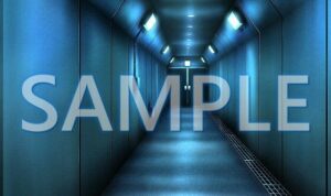 【背景素材】地下通路（6052_bg09）【時間差分あり】(XERO) [d_467526]