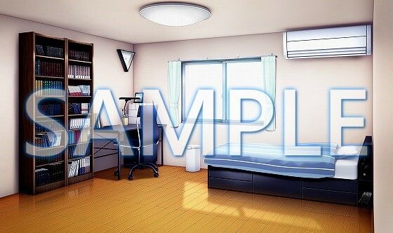 【背景素材】男の子の部屋（6052_bg12）【時間差分あり】(XERO) [d_467534]