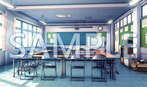 【背景素材】生徒会室（6069_bg05）【時間差分あり】(XERO) [d_468090]