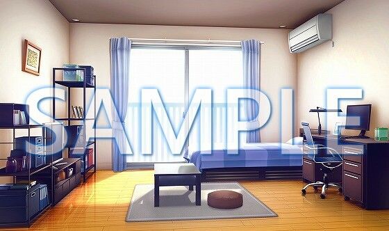 【背景素材】男の子の部屋（6069_bg12）【時間差分あり】(XERO) [d_468130]