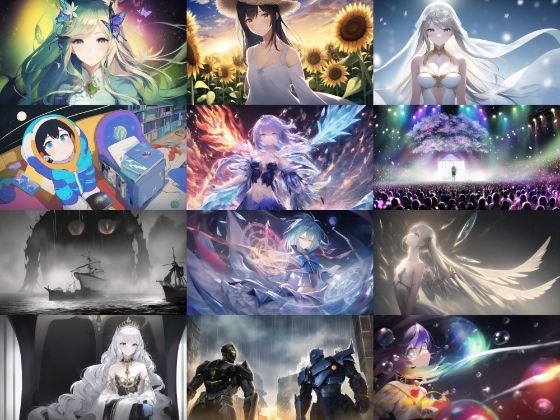 【コンセプトアート素材2】著作権フリーの高解像度画像（100枚）(Game Material Store) [d_267021]