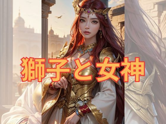 煌めく獅子と美の女神(AI美女) [d_333508]