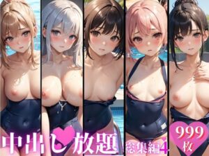 中出し放題 痴女ハーレム 総集編 スク水ver.(チョコプリン) [d_370714]