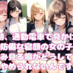 通勤電車で見かける無防備な女の子の寝顔を盗み見るのが毎朝の日課です！(淫夢生成器) [d_377901]