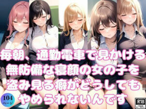 通勤電車で見かける無防備な女の子の寝顔を盗み見るのが毎朝の日課です！(淫夢生成器) [d_377901]