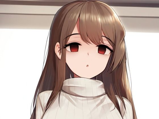 ニットの女の子が催●にかかってスカートをたくし上げている画像(催●スキ) [d_381372]