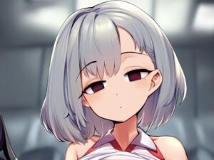 テニス選手の女の子が催●にかかってスカートをたくし上げている画像(催●スキ) [d_382448]