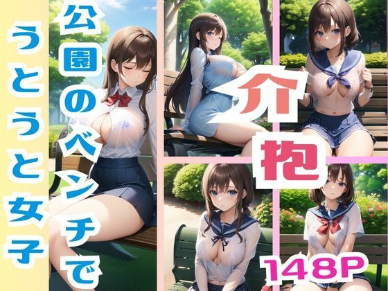 介抱！公園のベンチで うとうと女子(can) [d_387839]