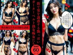 街で男を誘惑艶っぽいガーターベルト熟女痴女たち(AI美女LABO.3) [d_409986]