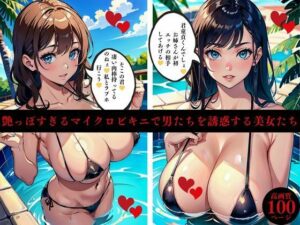艶っぽすぎるマイクロビキニで男たちを誘惑する美女たち(Dサークル) [d_423510]