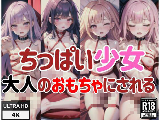 ちっぱい少女は大人のおもちゃにされる(AI美女缶詰) [d_429838]