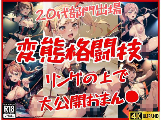 20代部門出場！変態格闘技！リングの上でおまん●大公開！(お布団) [d_438821]