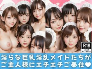 淫らな巨乳淫乱メイドたちがご主人様にエチエチご奉仕(魅せるえいあいLABO) [d_439232]