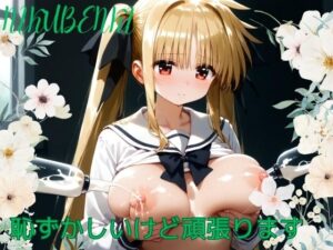 恥ずかしいけど頑張ります(虹架け) [d_448443]