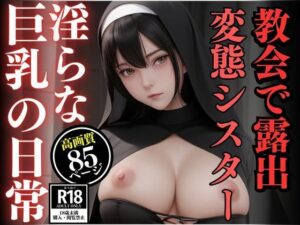 教会で露出する変態巨乳シスターの日常(AI製作LABO) [d_451068]