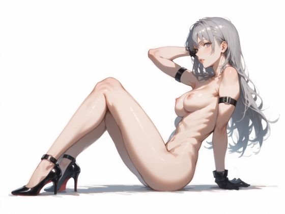 【500枚】銀髪の横(spoit) [d_453370]