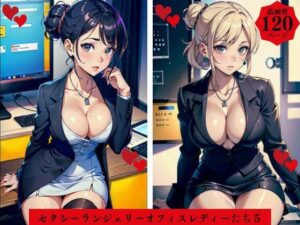 セクシーランジェリーオフィスレディーたち5(AI美女LABO.14) [d_458094]
