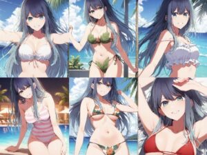 「推しの子」黒川あかね 水着写真集（全19種類500枚）(人の海) [d_464001]