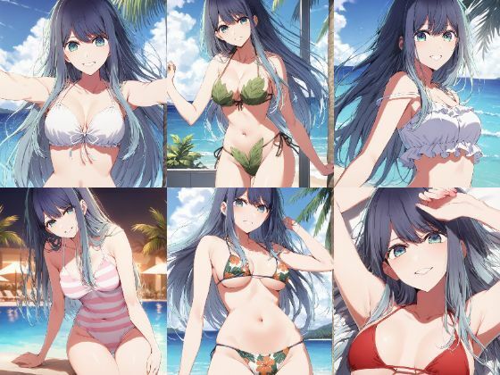 「推しの子」黒川あかね 水着写真集（全19種類500枚）(人の海) [d_464001]