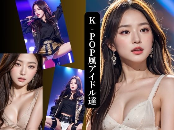 K-pop風 アイドル達(AIプロデューサー) [d_465056]
