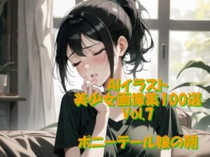 AIイラスト美少女画像集100選Vol.7 ポニーテール娘の朝(ドンガラ) [d_466419]