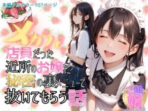 メカフェ店員だった近所のお嬢に秘密の裏メニューで抜いてもらう話(メコ神) [d_467269]