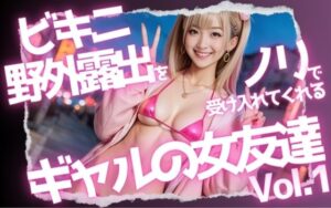 ビキニ野外露出をノリで受け入れてくれるギャルの女友達Vol.1(Heaven) [d_468260]