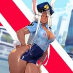 バニー先輩、ミニスカポリス その2(湿気た鵜と巣) [d_468301]