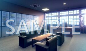 【背景素材】理事長室（6168_bg09a）【時間差分あり】(XERO) [d_468695]