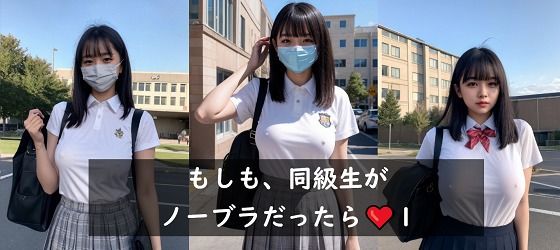 もしも、同級生がノーブラだったら 1(くっきぃの部屋) [d_469596]