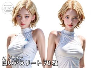 白いアスリート(AI ヤン) [d_470807]