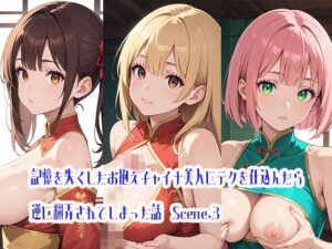 記憶を失くしたお抱えチャイナ美人にテクを仕込んだら逆に翻弄されてしまった話Scene.3(らびりんす) [d_470871]