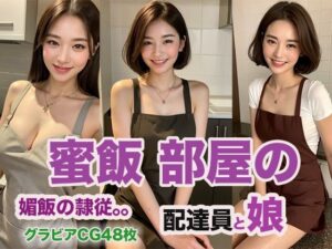 蜜飯部屋の配達員と娘(ウエゾン) [d_471119]