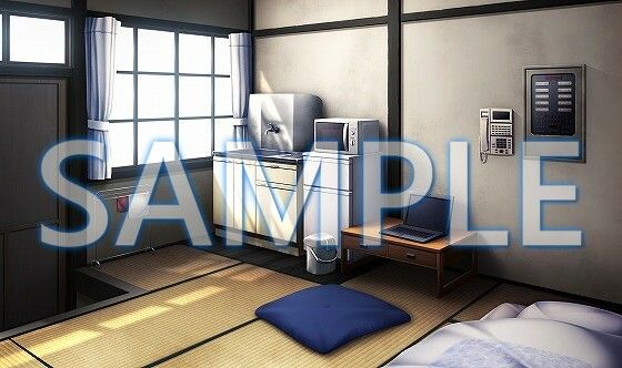 【背景素材】宿直室（6175_bg04）【時間差分あり】(XERO) [d_471267]