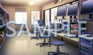 【背景素材】放送室（6175_bg10）【時間差分あり】(XERO) [d_471280]