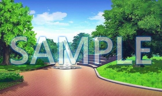 【背景素材】公園（6199_bg10）【時間差分あり】(XERO) [d_471362]