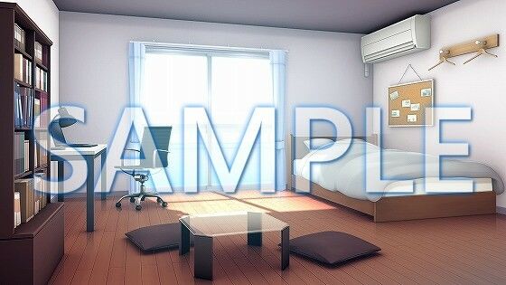 【背景素材】男の子の部屋（1385_bg01）【時間差分あり】(XERO) [d_471646]