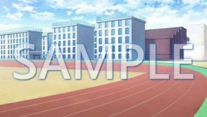 【背景素材】運動場（1385_bg08）【時間差分あり】(XERO) [d_471661]