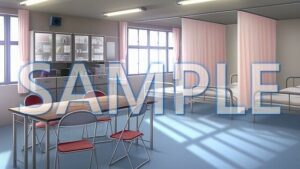 【背景素材】保健室（1385_bg13）【時間差分あり】(XERO) [d_471719]