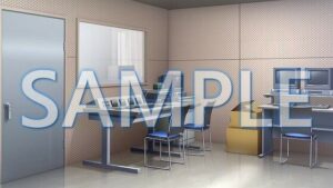 【背景素材】放送室、俳句部部室、占い部部室（1385_bg15_22d_22e）(XERO) [d_471735]