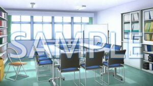 【背景素材】生徒会室（1385_bg16）【時間差分あり】(XERO) [d_471751]