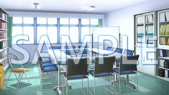 【背景素材】生徒会室（1385_bg16）【時間差分あり】(XERO) [d_471751]