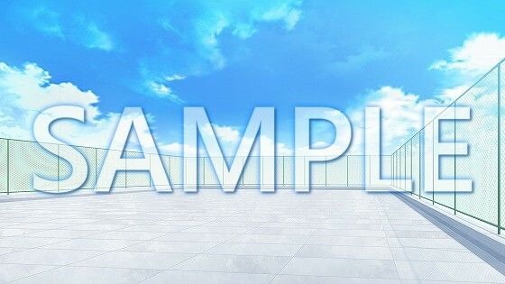 【背景素材】屋上（1385_bg18）【時間差分あり】(XERO) [d_471759]